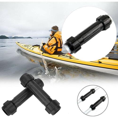 2pcs Plastic Paddle Connector Tube Fishing Set Rafting Oars Kayaking Boating Useful Fishing Connecting Pipe