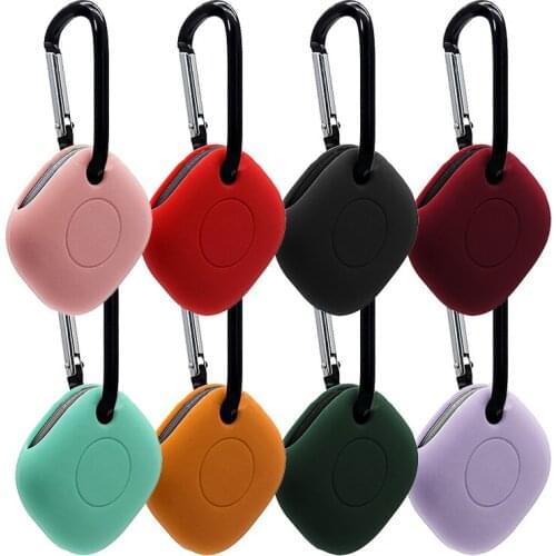 Anti-Lost Portable Silicone Protective Cover for Samsung Galaxy Smarttag Location Tracker Portable Keychain Case Earphone Case