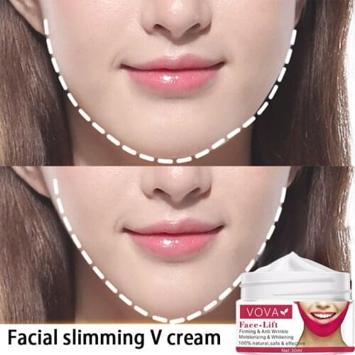 VOVA Lift Up V Chin Face Cream Lifting Firming Improve Masseter Muscle Double Chin Anti Wrinkles Moisturizer Whitening Skin Care