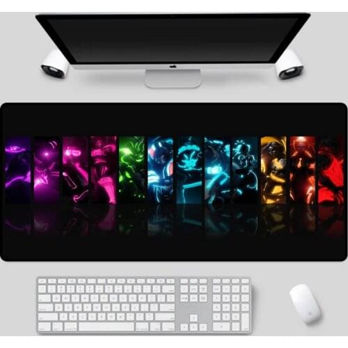 XGZ Exquisite anime mouse pad colorful pattern desk pad office game keyboard pad for csgo dota2