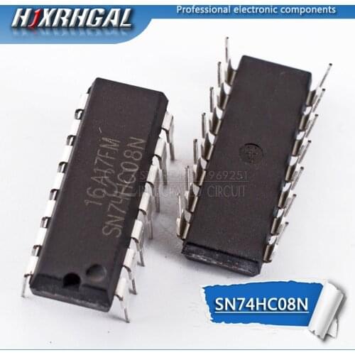 1PCS SN74HC08N DIP14 SN74HC08 DIP 74HC08N 74HC08 7408