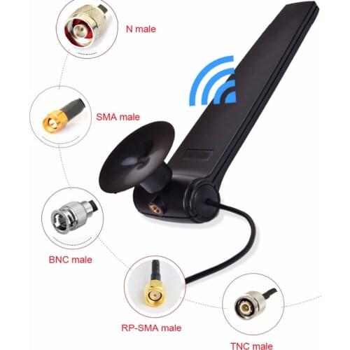 2.4GHz 9dbi high gain Wifi Antenna Signal Booster Multifunctional AP aerial with 3m cable SMA male connector NEW wholesale