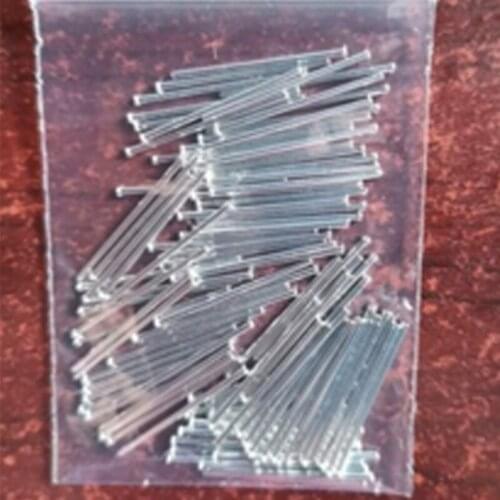 32pcs D0.8mm*18mm*1.2mm module power pin flat head cap straight needle tin-plating