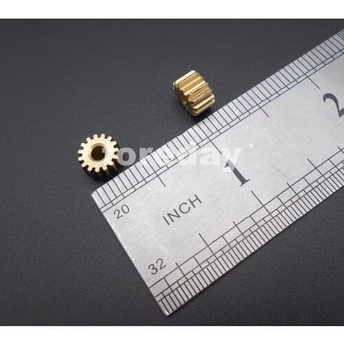 50PCS X 15T Brass Gear 0.5 Modulus T=15 Aperture 3mm 2.97MM DIY Model Accessories 15 Teeth Metal NEW HQ 50PCS/LOT *FD201X50
