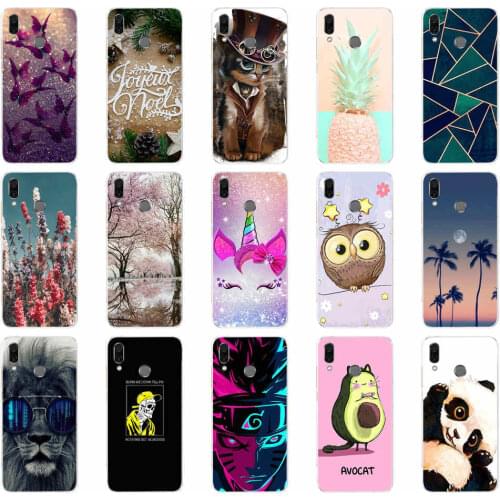 For Huawei Y7 2019 Case TPU Back Cover For Huawei Y7 Prime 2019 Bumper Silicone Coque For Huawei Y 7 Pro 2019 Case Bag