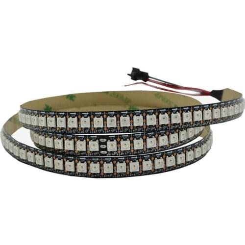 1mX WS2812B dream color flexible strip 5050RGB LED strip light DC5V 144LEDs/m 144Pixels/m free shipping