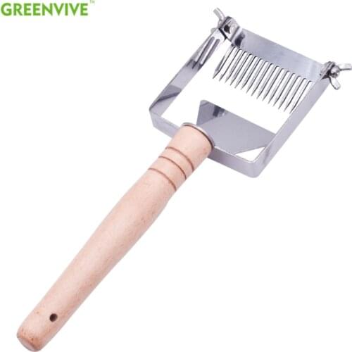 GREENVIVE Uncapping Scraper Beekeeping Tool Stainless Steel Uncapping Fork Honey Collecting Scrapers