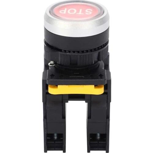 Testing Equipment Battery Indicator Stop Waterproof Button Emergency Push Switch Self Resetting Manual Tools 10A AC220V