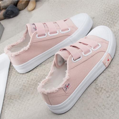 Canvas shoes woman 2021 summer fashion comfortable flats shoes female solid breathable women shoes sneakers zapatos de mujer