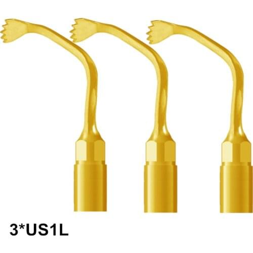 Left Angle 3PCS US1L Dental Piezo Surgery Tip Compatible With MECTRON WOODPECKER Dental Equipment And Instrument Tools