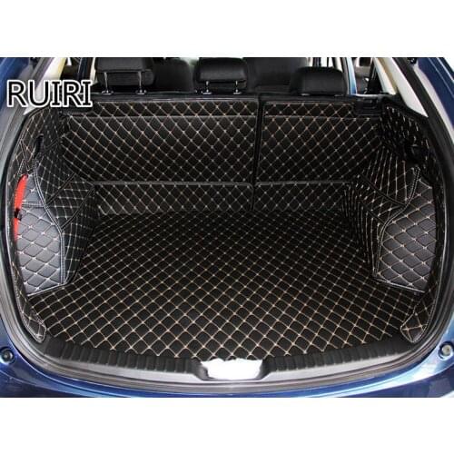Best quality! Special trunk mats for New Mazda CX-5 2018 waterproof durable cargo liner boot carpets for CX-5 2017,Free shipping