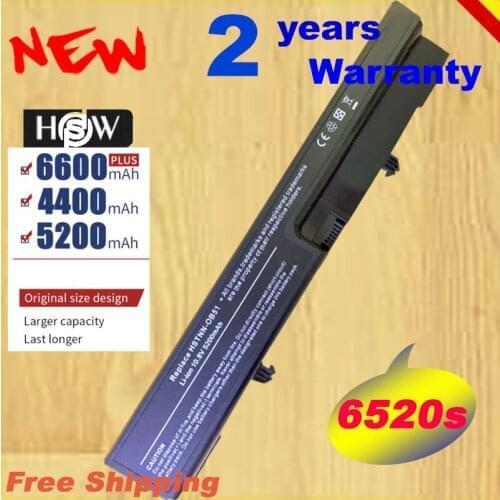 HSW DU06 HSTNN-OB51 new Original LAPTOP battery for HP Compaq 6520 6520s 6520p 451545-361 456623-001 HSTNN-DB51 fast shipping