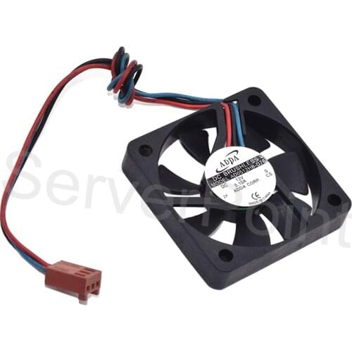 Original AD0512HB-D76 Cooling Fan DC12V 0.10A 50x50x10MM 5cm Three Pins For ADDA 98%new