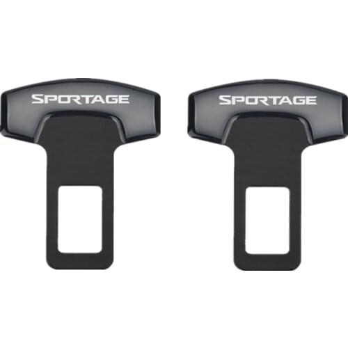 2PCS Safety Belt Buckles Car Seat Safty Belt Alarm Canceler Stopper for KIA sportage ceed kia sorento Accessories 2017 2018