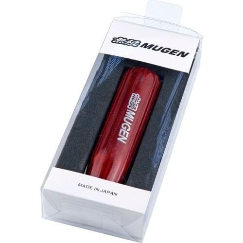 Mugen Red Carbon Fiber MT 13cm Gear Shift Knob For For Honda Fit Civic City FD2 FN2 EP3 TYPE R DC2 DC5 AP1 AP2 S2000 F20C