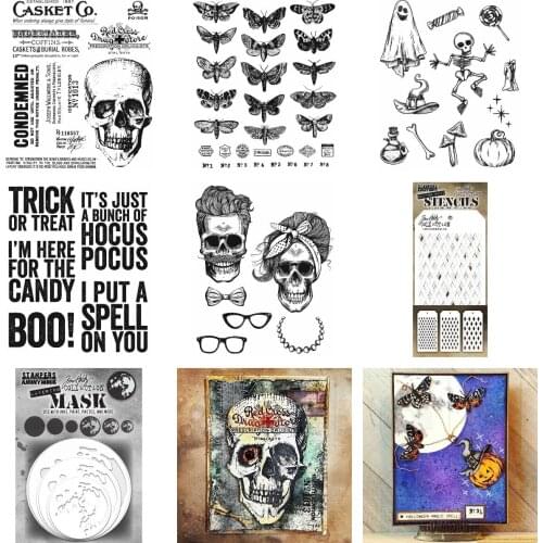 Bold Frights Stamps And Dies New Arrival 2021 Scrapbook Diary Decoration Boo Butterfly Stencil Embossing Template Diy Greeting