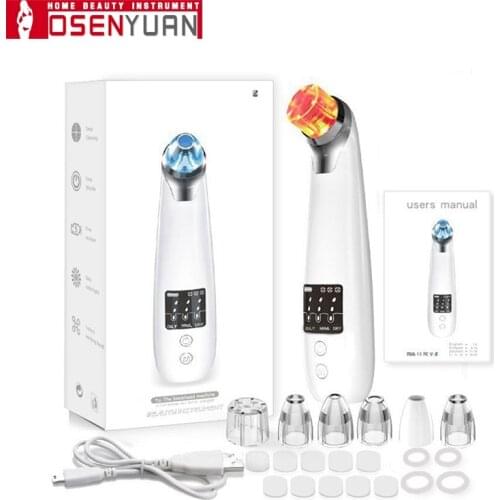 Blackhead Remover Face Nose Deep Cleaner Electric Vacuum Acne Extractor Skin Care Tool T Zone Suction Facial Oil Beauty Machine