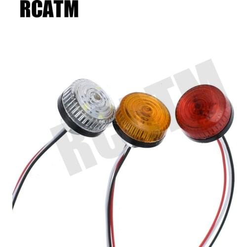RC Model Spin Engineering Warning LED Light For 1/10 RC Crawler 1/14 Tamyia Tipper Truck Drift TRX4 TRX6 SCX10 Scania Actros