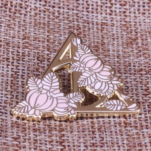Deathly Hallows Pin Deathly matte Badge