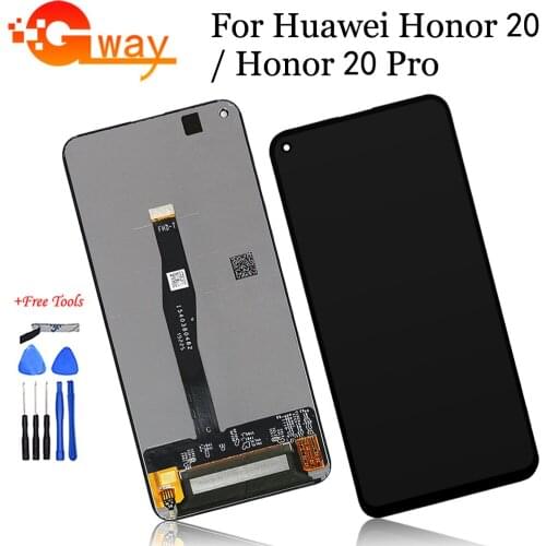 100% Tested for Huawei Honor 20 YAL-L21 YAL-AL00 LCD+Touch Screen Digitizer Assembly For Huawei Honor 20 Pro YAL-L41 LCD Screen
