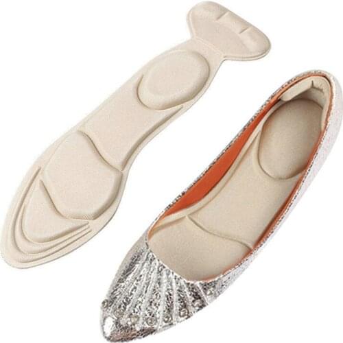 1 Pair New Insole Pad Inserts Heel Post Back Breathable Anti-slip for High Heel Shoe