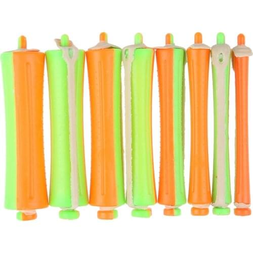 10 Pieces Professional Permanent Wave Curlers Cold Wave Curlers Curler Set