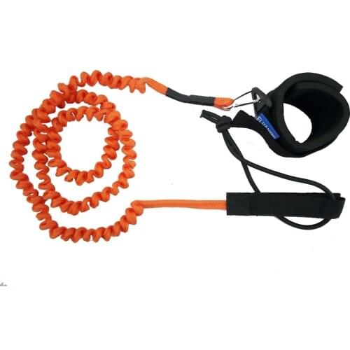 12' Coil leash leg rope of jet sup body by eva surf tail deck surfboard paddle board kitesurf future fcs fins Unisex