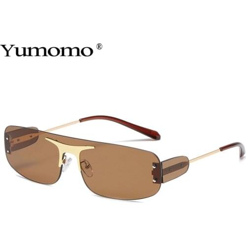 2021 Classic Retro Sunglasses Women Glasses Lady Luxury Steampunk Metal Rimless Sun Glasses Vintage Shades Oculos UV400 Eyewear