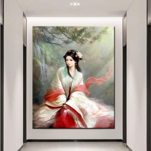 3D Full Round Diamond Painting Cross Stitch Diy Diamond Embroidery Figure Art Rhinestone Craft Kit Decoration Home Gift