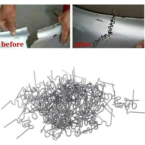 800PCS Hot Stapler Staples For Car Bumper Plastic Welder Repair Tool Kit 4 Sizes Soldering Tools 0.8S Type Welding Nail