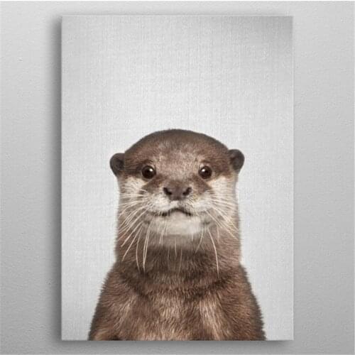 Animals 5d Diy Diamond Painting Cross Stitch Otter Diamond Embroidery Mosaic Wall Sticker Full Square Rhinestone Gift Home Decor