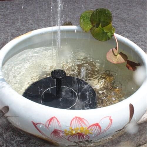 Solar powered fountain brushless water pump solar fountain fish tank pond pump 1pc