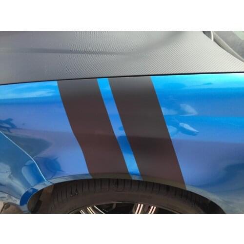 For (2Pair)Universal Fender Hash Mark Racing Stripes Body decal 22" x 9"