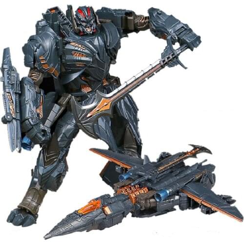 Transformation Action Figure Toys For Kids Tf5 Movie The Last Knight Galvatron Voyager Mp36 Plane Model Alloy Deformed Robot Toy