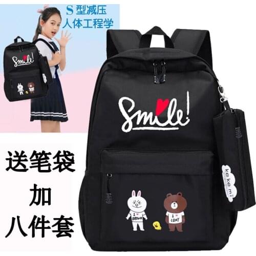 Han edition campus canvas shoulder bag portable students both men and women