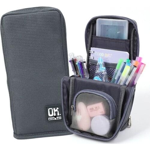 Pencil Case Trousse Scolaire Bags For Boys School Supplies Standing Big Pen Cases Piornik Cute Estojo Escolar Estuches Escolares