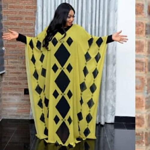 Length Piece Set African Dresses for Women Africa Clothing Muslim Long Dress Length Fashion African Dress for Lady