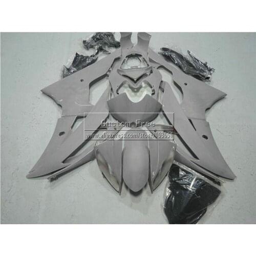 Injection mold motorcycle fairing kit For YAMAHA YZF R6 2008 2009-2014 YZFR6 plastic 08-14 white black body fairings set JL1