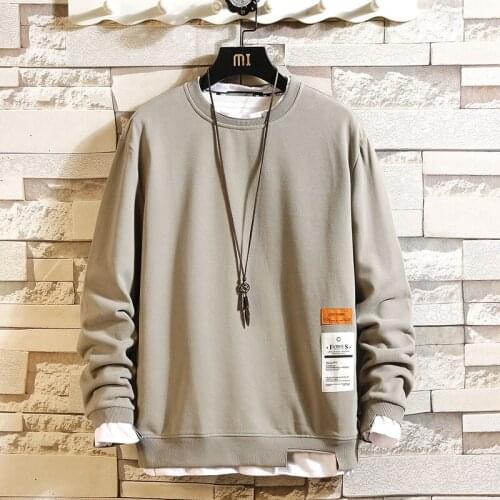 Classic Design Fashion Brand Men Hoodies 2021 Spring Autumn Hip Hop Loose Casual Mens Sweatshirts Punk Streetwear Clothes