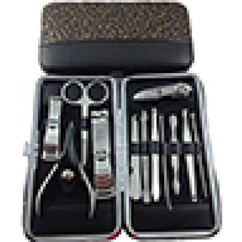 12 Pcs Manicure Nail Clipper Set Household Stainless Steel Ear Spoon Nail Clippers Manicure Tool Pedicure Nail Scissor Grooming