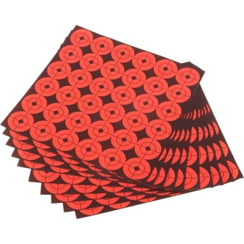 360pcs 2.5cm Self Adhesive Shooting Targets Stickers Practicing Training Target Paper for Shooting Fluorescent Orange