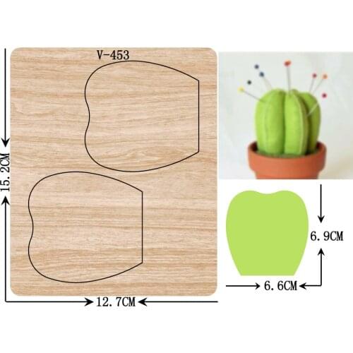 New Prickly pear wooden die cutting dies for scrapbooking /Multiple sizes /V-453