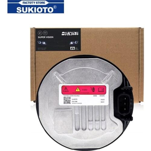 SUKIOTO New Genuine 25W D8S HID Xenon Headlight Ballast 26206319 654514868 OEM D8S Control Unit For D8S Car Headlight Bulb Kit