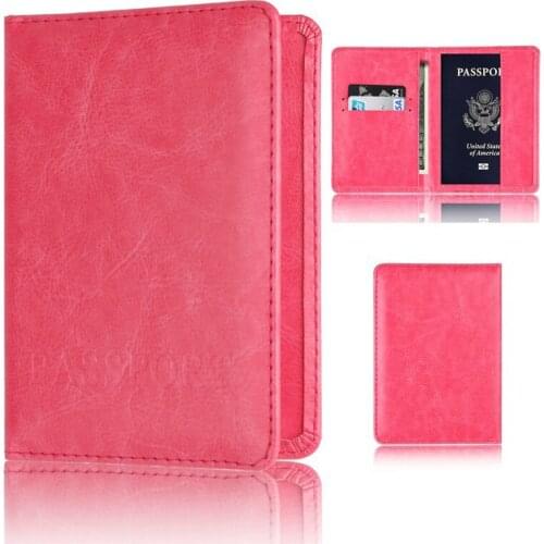 Various Fruit Travel Passport Cover PU Leather Passport holder Credit Card Holder,Card Bag,Business Porte Carte Simple