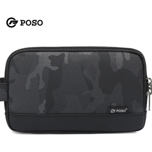POSO Brand Eco-friendly Travel Hangbag Storage Bag Splashproof Oxford Men Multifunctional Wallet