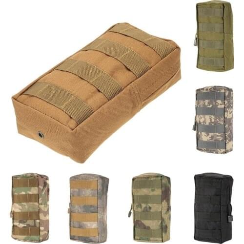 Utility EDC Pouch Tactical Molle Pouch Bag for Vest Backpack Belt Outdoor Hunting Waist Pack Military Airsoft Game Accessory Bag