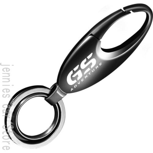 Oval simple simple metal keychain key chain carabiner for BMW R1200GS R 1200 GS LC ADV R 1250GS Adventure motorcycle Accessories