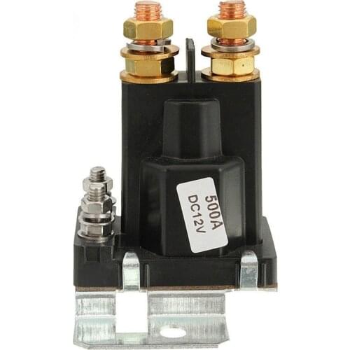 Dual Battery Start Relay 4 Pin Large Current 500A 12V 24V DC Car Power Switch Starting Relay Auto Start Contactor Heavy Current