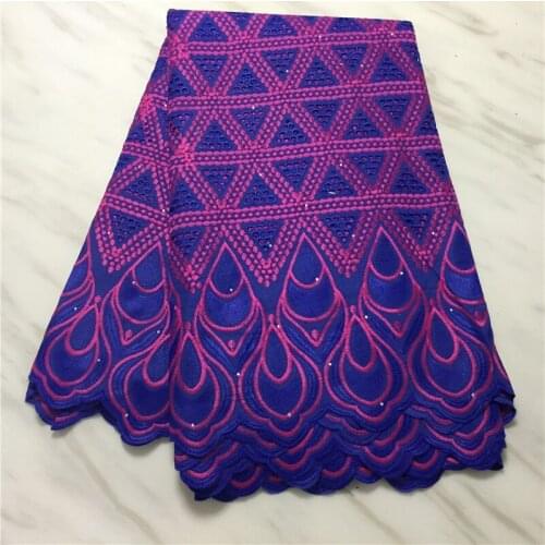 Swiss Yarn Lace Latest African Lace Fabric 2021 High Quality Lace Swiss Cotton Lace Fabric Sewing PL116351