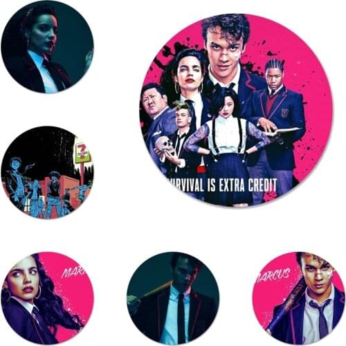 Deadly Class Marcus Icons Pins Badge Decoration Brooches Metal Badges For Backpack Decoration 58mm